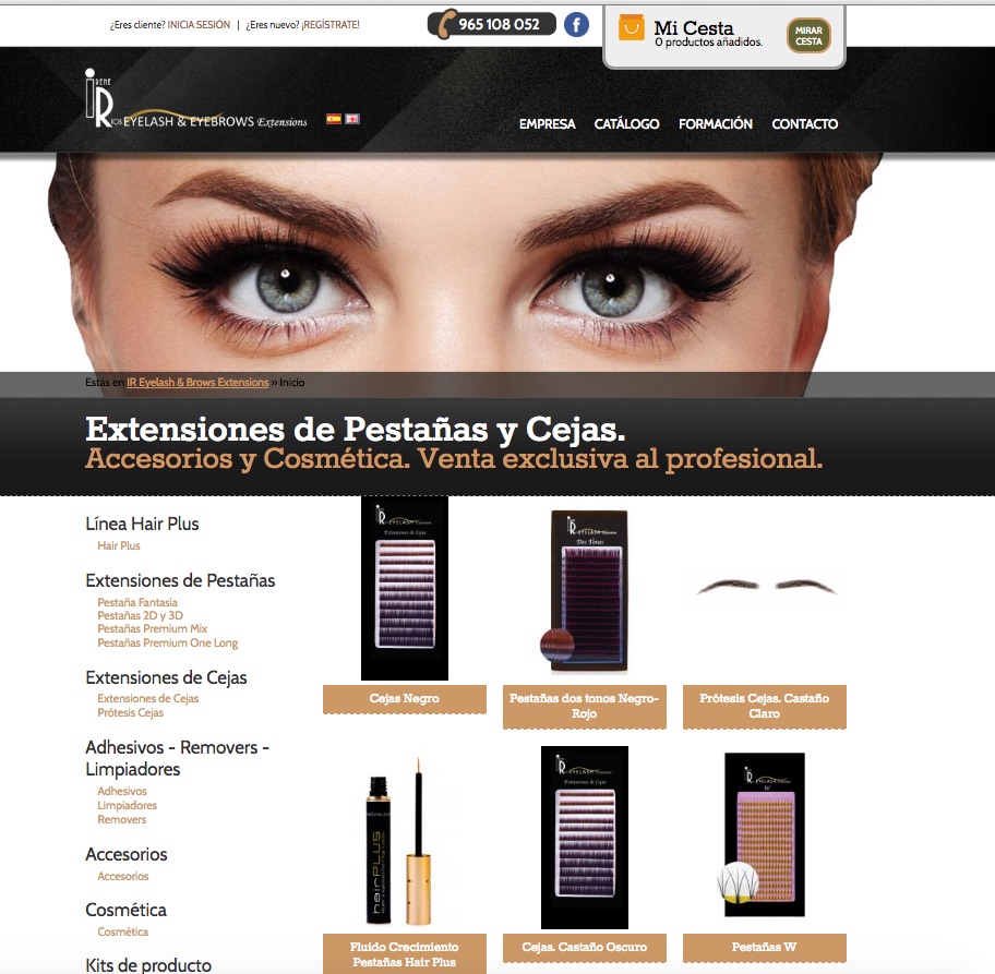 Imagen noticia IR EYELASH & BROWS EXTENSIONS ABRE BOUTIQUE ONLINE