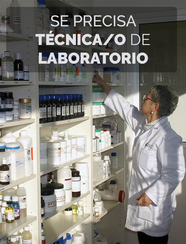 Imagen noticia SE PRECISA TÉCNICA/O PARA LABORATORIO DE I+D Y ANÁLISIS