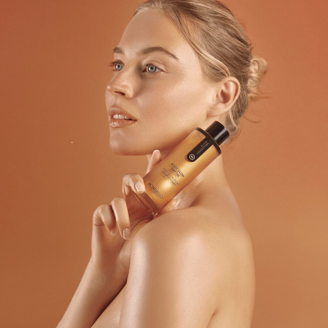 Chica con producto Montibello