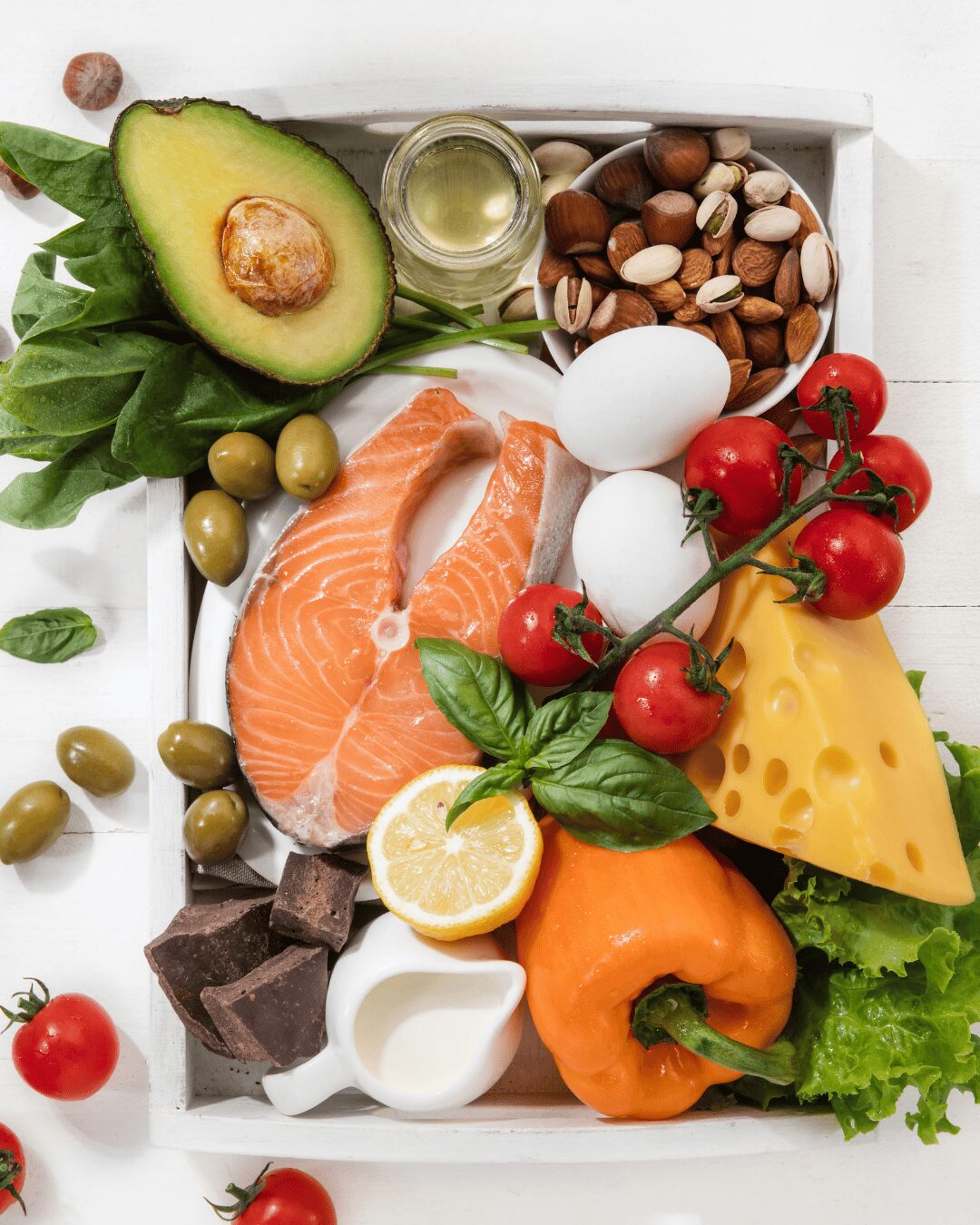 Varios alimentos antiinflamatorios