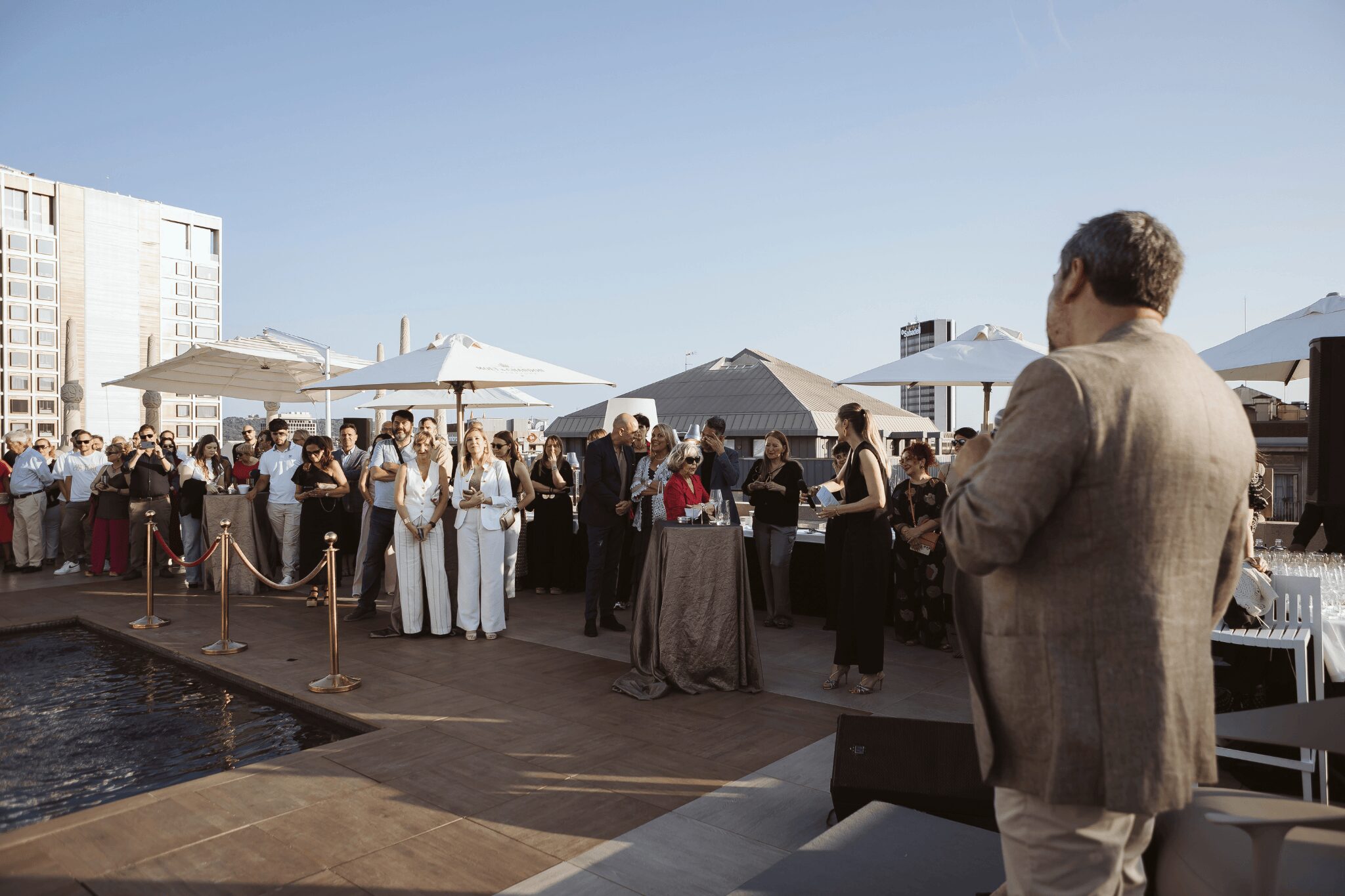 Toda la gente del evento.