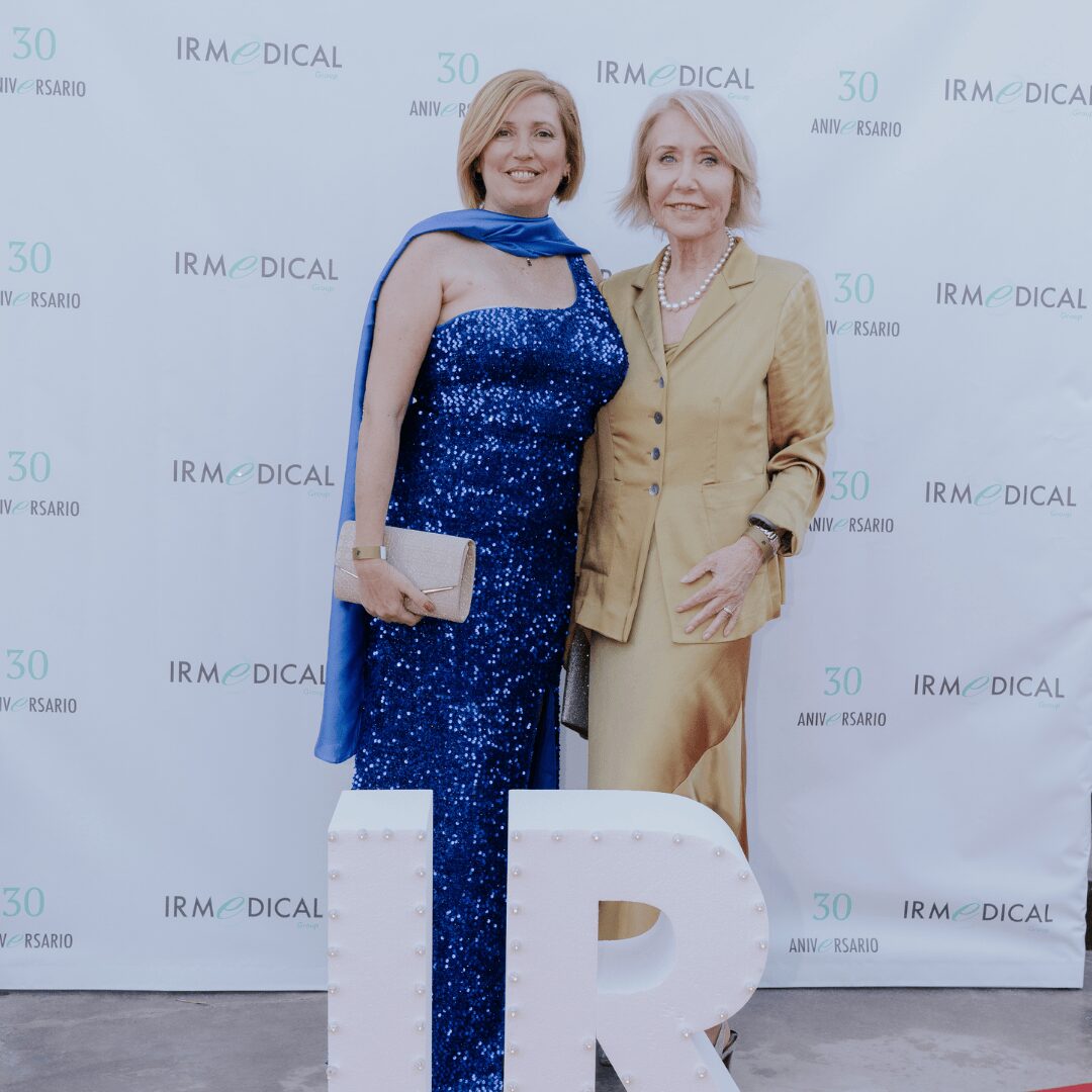 Natalia Sánchez, Directora de Marketing de IR Medical, con Alejandra Puig, Directora de NUEVA ESTÉTICA