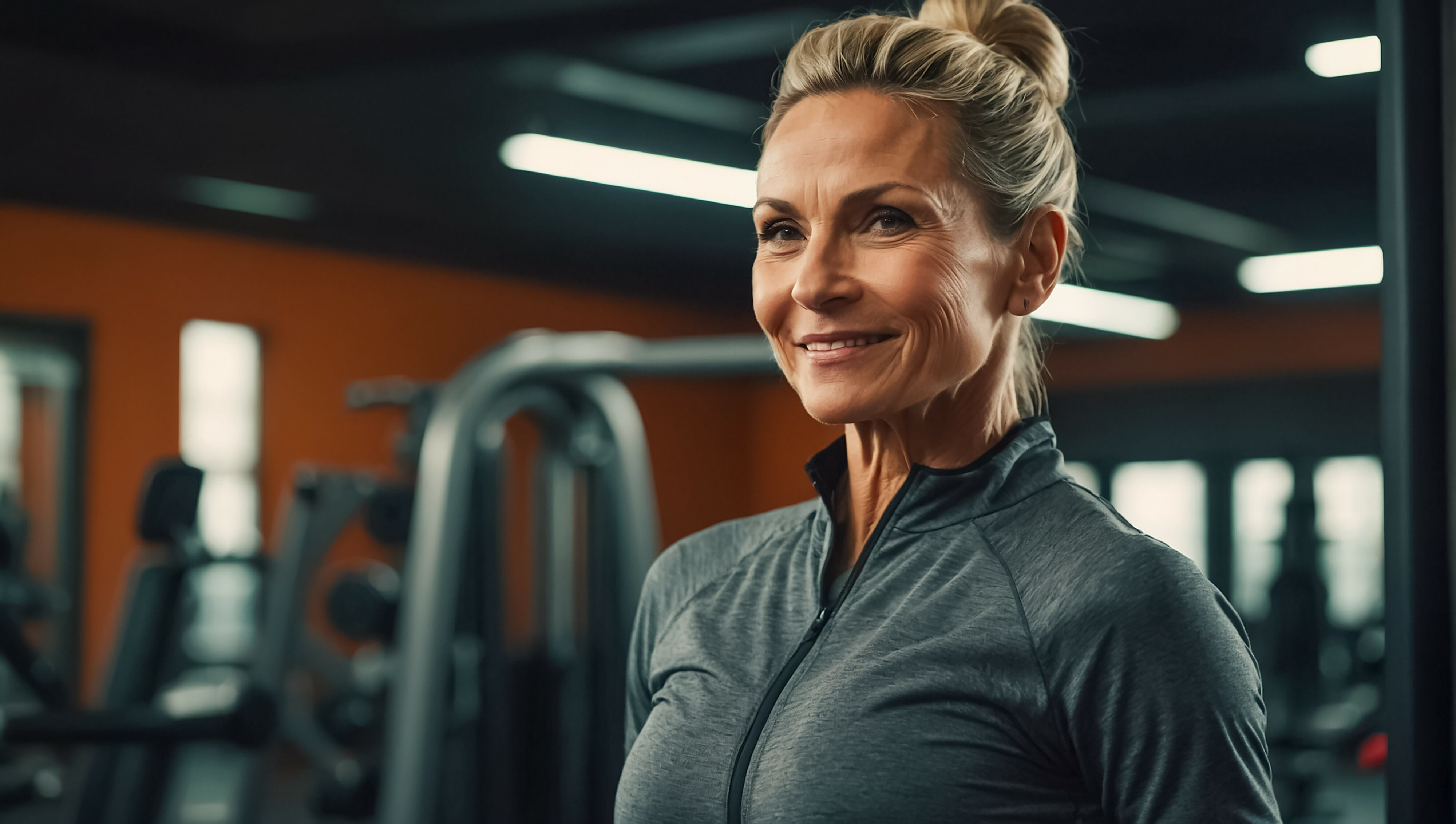 Chica en el gimnasio