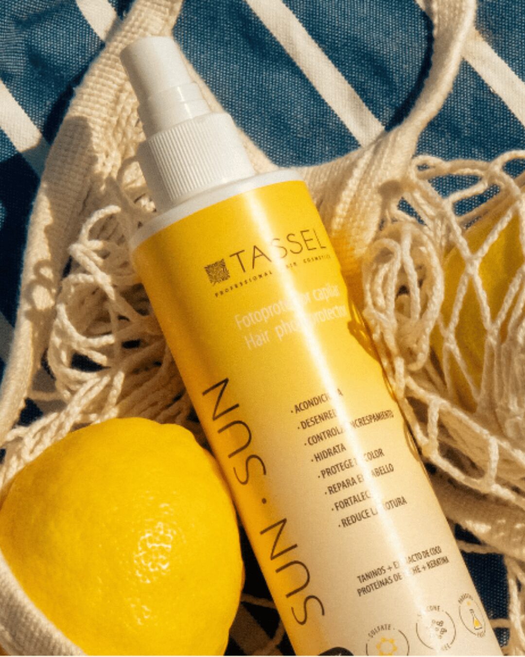 TASSEL PRESENTA SUN·SUN, FOTOPROTECTOR SOLAR CAPILAR