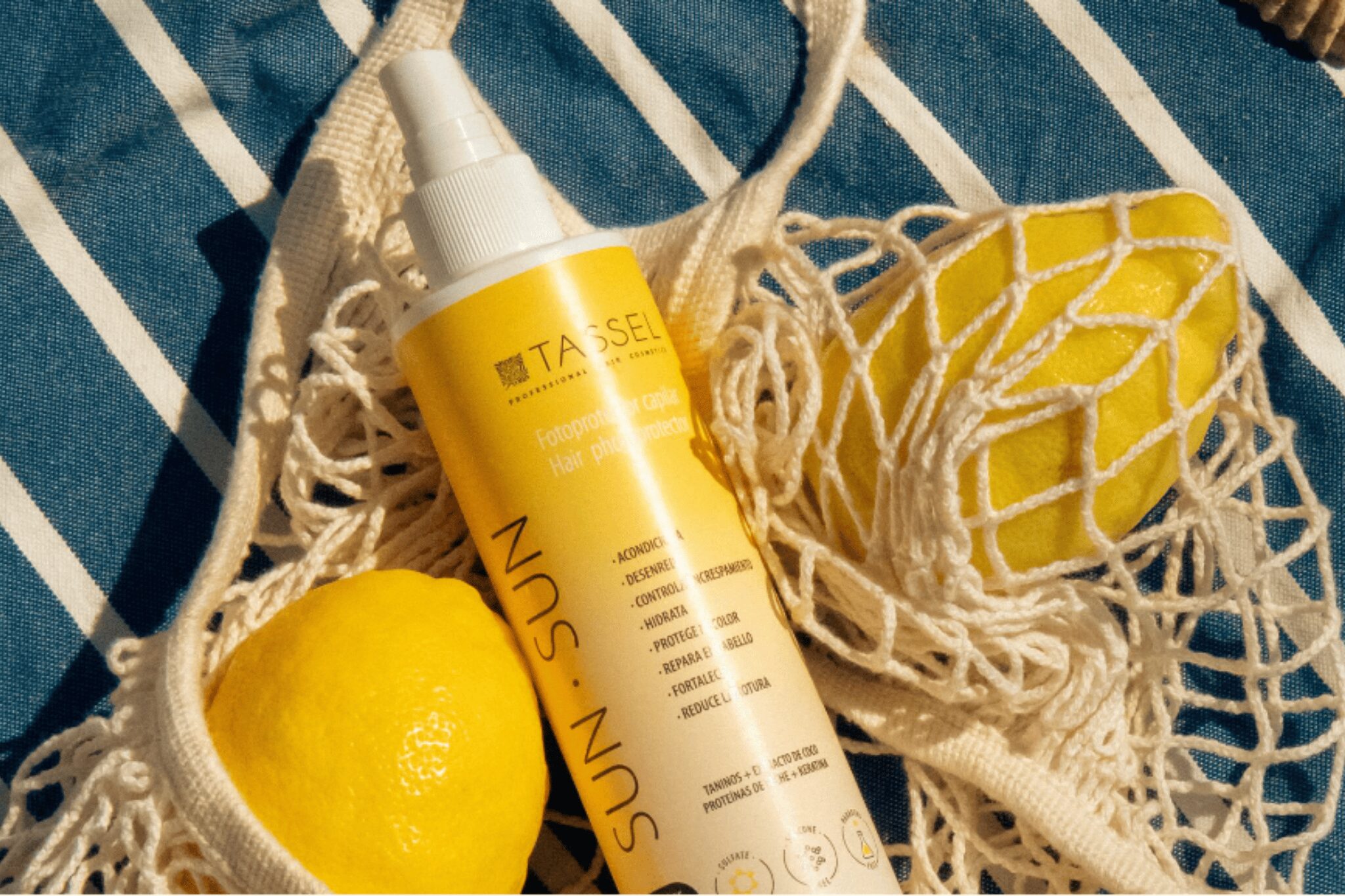 TASSEL PRESENTA SUN·SUN, FOTOPROTECTOR SOLAR CAPILAR